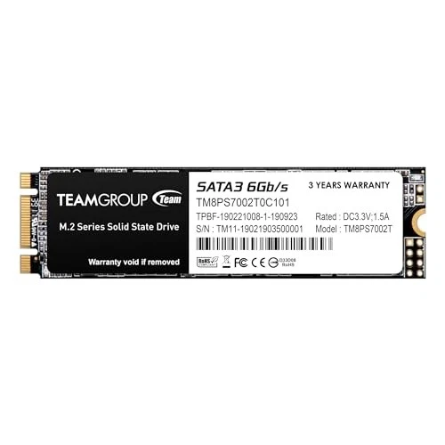 TEAMGROUP MS30 2TB SLC Cache 3D NAND TLC M.2 2280 SATA III TM8PS7002T0C101 - Image 1 of 4