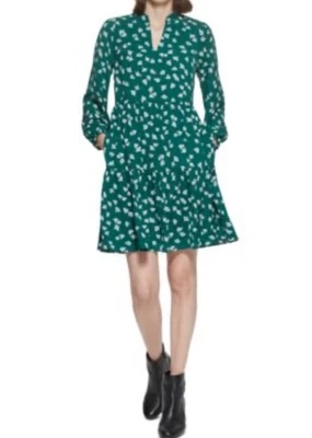 Vestido Jessica Howard Verde Talla 24W Foto 1 de 4