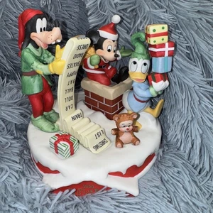 Disney Weihnachtsfigur 1990 Checking it Twice Grolier Limited Edition - Bild 1 von 3