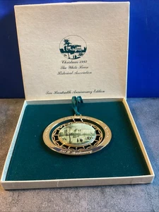 White House Historical Association Christmas Ornament- 1992 200TH ANNV. - L#J305 - Picture 1 of 2