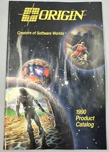 Vintage ORIGIN Creators of Software Worlds 1990 Product Catalog - Retro Gaming - Picture 1 of 2