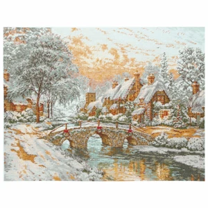 Anker gezähltes Kreuzstichset Maia Kollektion: Kopfsteinpflaster Weihnachten: Geschenk - Bild 1 von 6