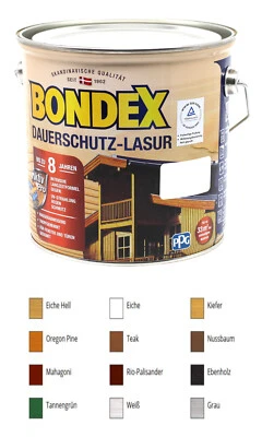 Bondex Dauerschutzlasur Dickschicht Farb-&Größenwahl BEULE Holzlasur - Bild 1 von 4