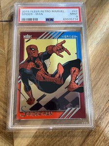 2015 Fleer Retro Marvel #47 Spider-Man PSA 9 🔥 RARE 🔥