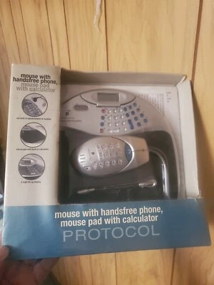 Protocol Mouse With Hands-Free Phone, Mouse Pad With Calculator￼ - Image 1 of 3