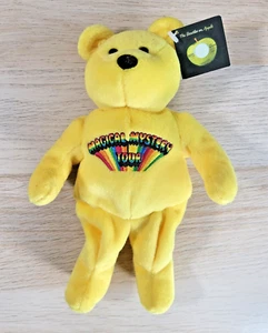 The Beatles Plush Beanie Bears Magical Mystery Tour Yellow 1999 Limited Edition - Picture 1 of 8