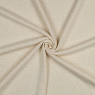 Baumwoll Feinstrick naturell 50 x 155 cm - Bild 1 von 3