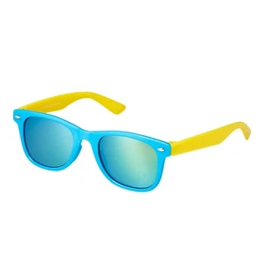 Blue and Yellow Unbreakable Childrens Sunglasses Kids Girls Boys Glasses UV400 - Picture 1 of 12