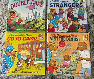 The Berenstain Bears Lot of 4 Paperback Books Visit the Dentist and Go To Camp - Picture 1 of 4