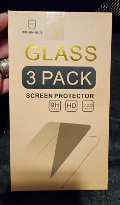 Mr. Shield Tempered Glass Screen Protector for iPhone 8+/7+/6s+/6+ - 3 pack - Image 1 of 2