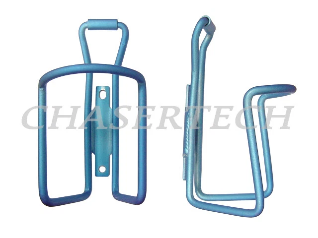 Nuevo MTB Bicicleta de Carretera Bicicleta Aleación Botellas Jaulas Pintadas Azul Aqua 1 Par Foto 1 de 1