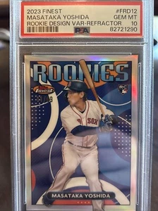 2023 Topps Finest Masataka Yoshida Rookie Design Variation Refractor /99 PSA 10 - Picture 1 of 4