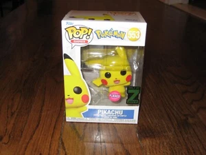Funko Pop! Spiele Pokemon Pikachu Flocked 553 Zavvi Exclusive - Bild 1 von 4