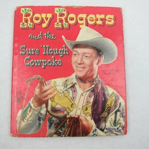 Vintage 1952 Roy Rogers and the Sure 'Nough Cowpoke Book Whitman Tell-A-Tale - Picture 1 of 12