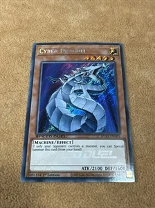🔥 Yugioh CYBER DRAGON SECRET RARE SGX1-ENG01 SPEED DUEL GX 1ST EDITION NM - Picture 1 of 5