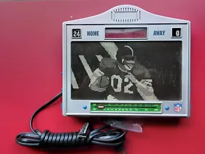 NFL Branded *Animated Football Scoreboard Novelty Clock-Radio*◾Works Great - Picture 1 of 12