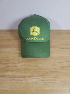 John Deere Cary Francis Hat Cap Green Adult Used Strapback JD1 - Picture 1 of 5