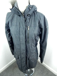 Columbia  Thermal Coil Women's Medium Fur Hooded Jacket Fitted Gray - Picture 1 of 5