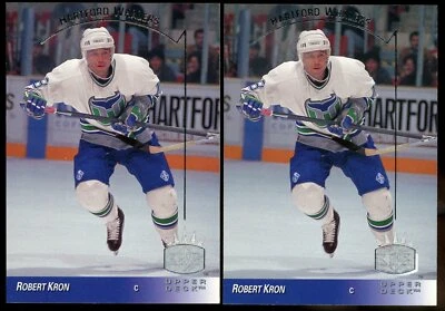 1993-94 Upper Deck SP Insert Robert Kron Card #61   hockey    2 - Image 1 of 2