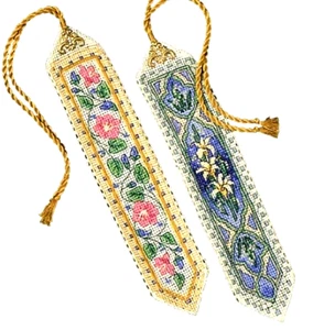 Elegant Bookmarks Cross Stitch Kit~ The Gold Collection Petites - Picture 1 of 2