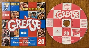 OLIVIA NEWTON-JOHN Grease - 20th Anniversary MEXICO Promo Only REMIX CD Single - Picture 1 of 2