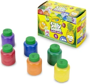 Crayola Silly Scents, Washable Kids Paint, Scented Paint, 6Count 54-2392 NEW - Picture 1 of 5