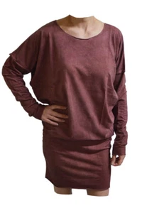 Rock Cotton - Long Sleeve Versatile Tunic - Vintage Red - Jasper - Picture 1 of 2
