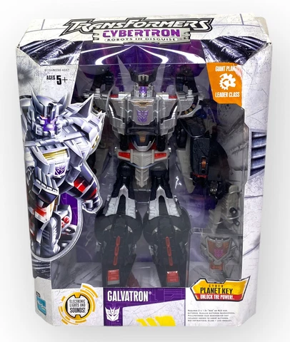 Transformers: Cybertron GALVATRON 2005 New & Factory Sealed W/ Cyber Planet Key Cover