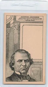 1880 U.S. Presidents H602 Blank Back Andrew Johnson EX/MT *DA-D1644 - Bild 1 von 2