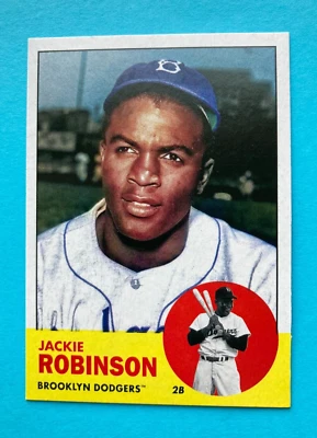 Jackie Robinson  2022 Topps Archive Retro Look  # 42 Brooklyn Dodgers - Image 1 of 2
