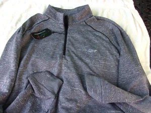 NWT Greg Norman loose fit top zippered pullover, men's XXL, gray, polyester - Picture 1 of 6