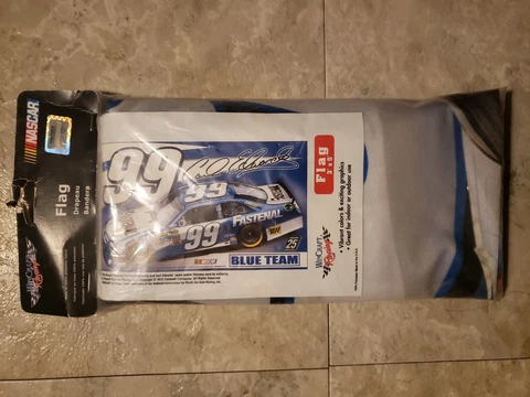 Carl Edwards 99 Flag 3’ x 5’ Blue Team NASCAR WinCraft Racing Indoor/Outdoor Cover