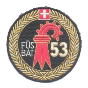 SWITZERLAND - Army - Rifles (Fusilier) Battalion 53 sleeve patch - Picture 1 of 1