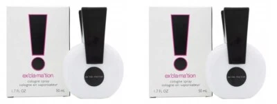Lote de 2 piezas Exclamation by Coty Cologne 1,7 oz/50 ml spray perfume para mujer Foto 1 de 4