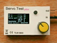Servotester plus mit erweitertem Funktionsumfang