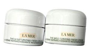 2x La Mer The Moisturizing Fresh Cream, 0.12oz/3.5ml Each=7mlNEW, FRESH - Picture 1 of 4