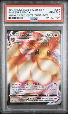 PSA 10 - Eevee VMAX SWSH087 SWSH: Sword & Shield Promo Cards Holo - Image 1 of 2
