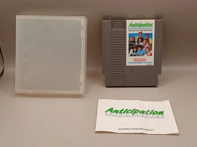 Anticipation NES Nintendo 1988 auténtico juego probado + manual con cubierta Foto 1 de 4