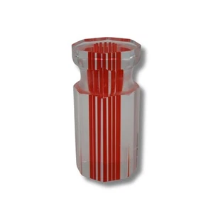 Roulette Marker Dolly Clear Acrylic w Red Prism NEW (rmr) - Picture 1 of 3