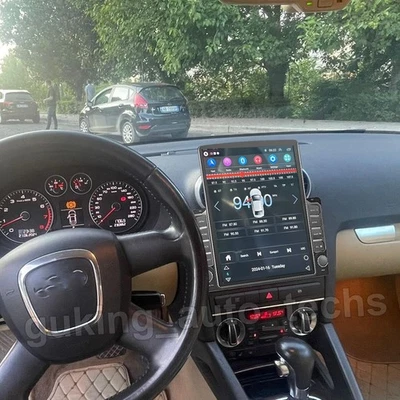 9.7" For Audi A3 2006-2013 Wireless CarPlay Android 13 Car Stereo Radio GPS +Cam Foto 1 de 4