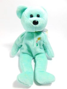 2000 TY Ariel In Memory Aqua Beanie Baby Bear No Swing Tag Mint Condition - Photo 1 sur 6
