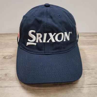 Srixon Hat Cap Strap Back Navy Blue Z Star Embroidered Patch Golf Mens Promo - Image 1 of 4