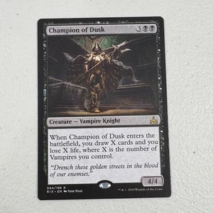 Magic The Gathering CHAMPION OF DUSK 64/196 Rare Rivals of Ixalan MTG - Picture 1 of 2