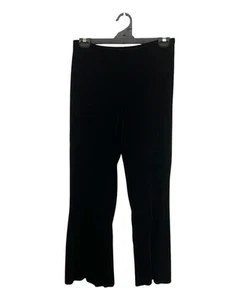 Excellent Condition Carla Zampatti Women's Black Velvet Pants M - Picture 1 of 4