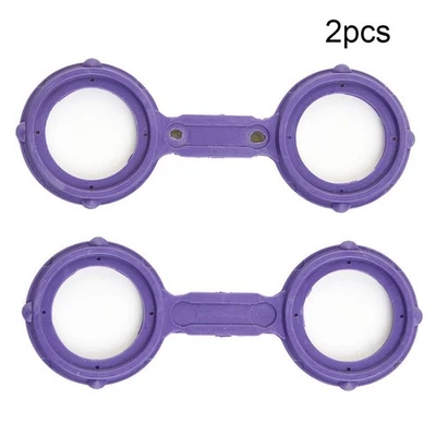 High Quality Oil Cooler Seal Car 2pcs/set For Mercedes New Purple Rubber - Image 1 of 4