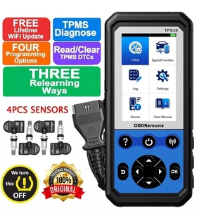 Monitor automático de presión de neumáticos TPMS reaprender herramienta de reinicio programación para Toyota C-HR - Imagen 1 de 8