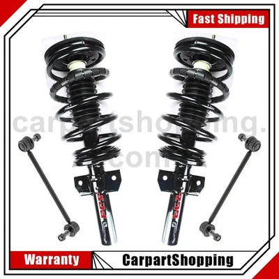 Kit de 4 muelles de eslabones de barra estabilizadora delantera para Ford Windstar 2003 2002 2001 2000 Foto 1 de 4