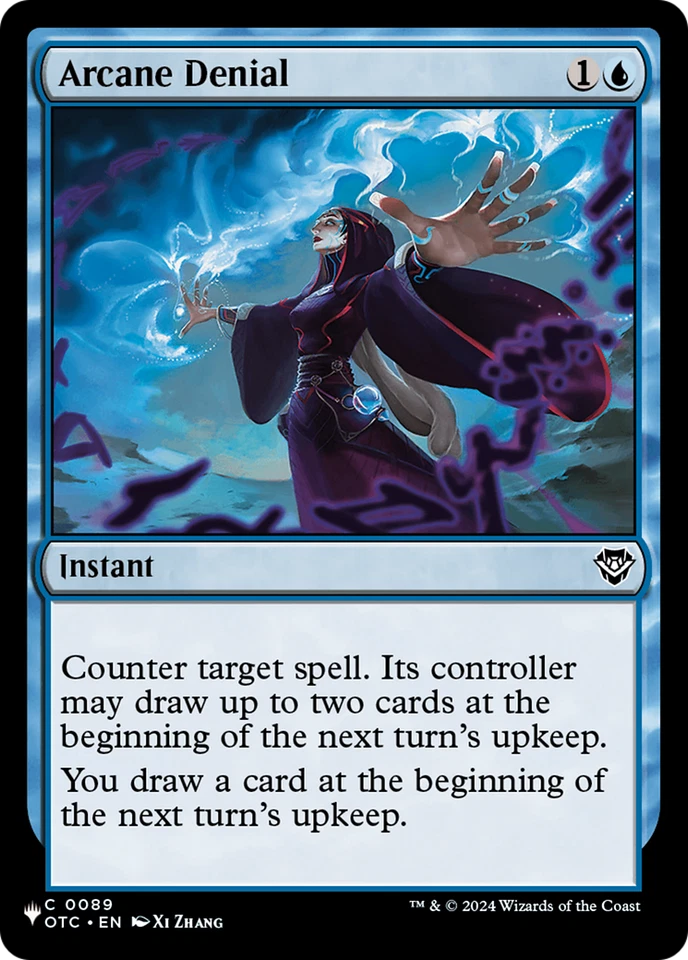 Arcane Denial (OTC) #89 | Near Mint | The List Magic MTG - Image 1 of 1
