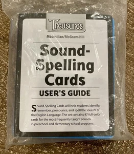 New McGraw-Hill Lenticular Sound Spelling Cards Small Grades K-6 Phonics Reading - Picture 1 of 6