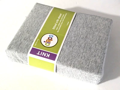 Простыня для кроватки на резинке One Circo / кровать для ребенка ясельного возраста вересковый серый 100% хлопок 28x52 - Изображение 1 из 3